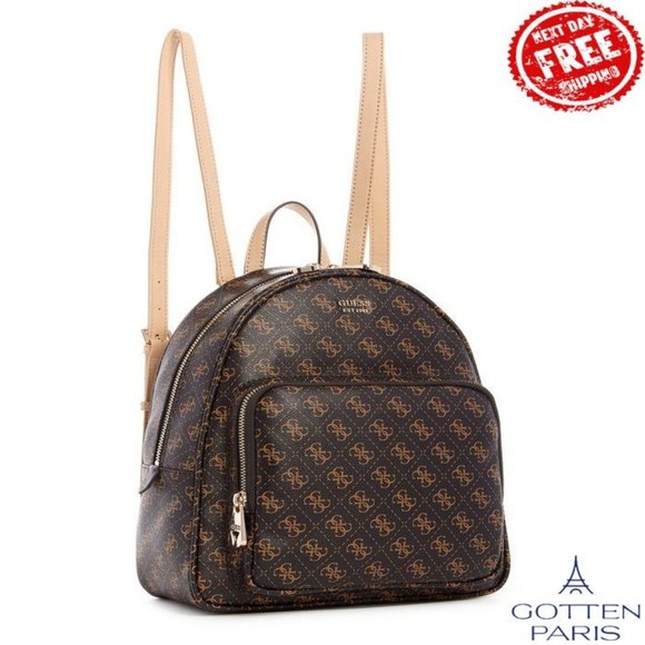 GUESS Rylan Backpack Brown/Gold Women\'s Bag main image 6